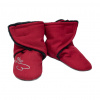 ESITO Capáčky barefoot Softshell Lamb Red Veľ. 2 - stielka: 12 cm