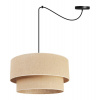 Light Home Závesné svietidlo Juta Spider, 1x jutové tienidlo, (výber z 2 farieb konštrukcie), (fi 45cm)