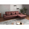 Sit & More ROHOVÁ SEDAČKA, textil, koža, červenohnedá - Sedačky - 000144011715