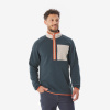 QUECHUA Pánsky turistický sveter NH500 modrý 3XL
