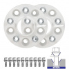 Rozširovacie podložky so závitom (sada 2ks) pre audi v8 d1/d11 - 20mm, 5x112, 57,1