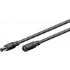 Kábel predlžovací DC 5.5mm / 2.1mm, AWG20, 10m, čierny