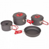 Bo-Camp Cookware set Explorer 4ks Šedá sada nádobí