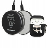 Karl Lagerfeld pre Apple AirPods Liquid Air čierny