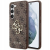 Púzdro Guess PU 4G Metal Logo Samsung Galaxy S23, hnedé