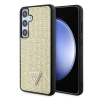 Guess Rhinestone Triangle (GUHCS24MHDGPPD) kryt na Samsung Galaxy S24 Plus – Zlatý