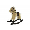 Teddies Kôň hojdací béžový plyš výška 71cm nosnosť 50kg v krabici 62x56x19cm