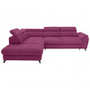 Stylife ROHOVÁ SEDACIA SÚPRAVA, textil, magenta - Online Only obývacie izby - 000553009543
