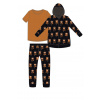 Cornette Trojdielne dámske pyžamo 465/292 Bear 2 Čierna 2XL