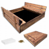 DREVENÉ PIESKOVKO IMPREGNOVANÉ MAĽOVANÉ ZATVORENÉ 150x150cm (DREVENÉ PIESKOVKO IMPREGNOVANÉ MAĽOVANÉ ZATVORENÉ 150x150cm)