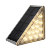 LED solárna lampa IP44 0,36 W 6 lm 2700 K biela