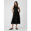 GAP Midi šaty Čierna XS Čierna Čierna