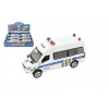 TEDDIES Auto polícia kov/plast 15 cm