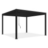 Gutroof DELUXE hliníková pergola 3,6 x 4 m antracit