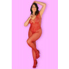 Žhavé bodystocking N112 červené XL/XXL