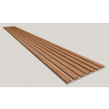 Dekoračný 3D lamelový panel Akustic 265x30x2,4cm Filc MDF Betón Sv lamela fólia Dub Jesenn 3D-F-DJ-BET
