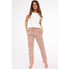 Cornette Pyžamové nohavice 690/46 Tmavobéžová XL