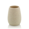 Kela Pohár MEDEA poly béžová H 11cm / Ř 8cm KL-24102
