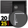 BLANCO SET 11-C 25 FAVUM XL 6 S antracit + MILA chróm