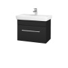 Dreja Umývadlová skrinka SOLO SZZ 60 - L03 Antracit vysoký lesk / Úchytka T04 / L03 Antracit vysoký lesk