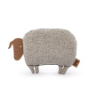 Tuli Upcyklovaný vankúš Ovečka Terezka - Svetlo sivá