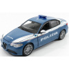 Bburago Alfa Romeo Giulia Polizia 2016 1:24 modrá biela