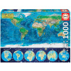 Educa puzzle Neon World map 1000 dielov 16760