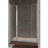 RADAWAY NES DWJS 140cm ľavé sprchové dvere do niky, profil chróm, sklo číre, 10038140-01-01L