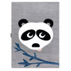 Dětský kusový koberec Petit Panda grey 160x220 cm