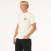 Pánske Tričko s krátkym rukávom RIP CURL KEEP ON TRUCKING TEE 0ODMTE_3021 – Biela