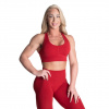 Better Bodies SCRUNCH SPORTS BRA CHILI RED – športová podprsenka Better Bodies červená Velikost: S