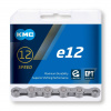 KMC Reťaz MTB KMC E12 EPT 130ČL - Strieborná, 130L