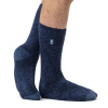 Pánske Heat Holders LITE ponožky melír Džínsové kontrast päta a špička