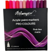 Popisovač Artmagico Pro Pink Line akrylové fixky, ružové odtiene, 12 ks (1231)