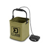 DELPHIN - Skladacie vedro CUBO 10 l + Povraz 7 m