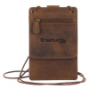 Mini kožená peňaženka GreenLand Nature s RFID ochranou 10 x 9,5 cm