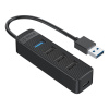 Orico USB na USB 3.0 + 3x USB 2.0 adaptér Hub (čierny)