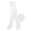 Detské bavlnené pančuchy so vzorom - biele, veľ. 92/98 Baby Nellys