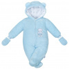 Zimná kombinézka New Baby Nice Bear modrá 56 (0-3m)