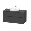 Duravit D-Neo Skrinka pod umývadlo 120 cm, matný grafit DE496904949