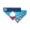 Max&Molly Reversible Bandana Frenzy the Shark - šatka pre psa, obojstranná - S