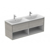 Ideal Standard E0831PS Connect Air skrinka pod dvojumývadlo 130cm-(dekor šedý lak dub) E0831PS