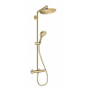Hansgrohe Croma Select S Sprchový set Showerpipe 280 s termostatom, leštený vzhľad zlata 26890990-HG