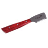 Blovi Professional Wood Left Stripping Knife - profesionálny zastrihávač s pohodlnou drevenou rukoväťou, japonská oceľ - ľavák - Veľkosť: Hrubý