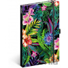 Baagl Notes Tropical linkovaný 13 x 21 cm