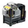 DeWALT DCE089LR - AKU krížový laser (3×360°) červený 10,8V, 15/50m, adaptér na 4×AA, kufor