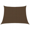 Slnečná plachta, 160 g/m², hnedá, 4/5x3 m, HDPE