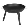 IQ Garden Kovové záhradné ohnisko s držadlami - 57 cm