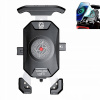 MOTOCYKLOVÝ DRŽIAK NA TELEFÓN NABÍJAČKA USB 12/24V Qi15W + PD20W
