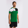 CREW V SHORT SLEEVE T-SHIRT GREEN BLACK WHITE M